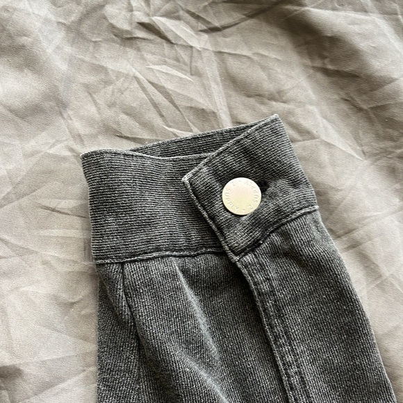 #80 Gray/Black Wash Button Up Jacket Size Medium - Picture 8 of 10